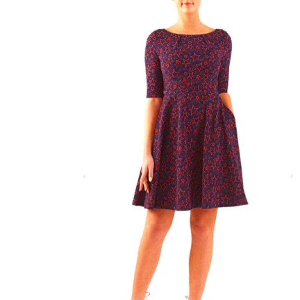 Red, White, Blue and POCKETS! Be the STAR of any event in this dress.
